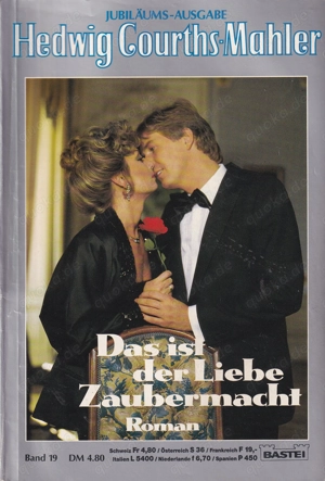 Hedwig Courths Mahler, Band 19, Jubiläums-Ausgabe