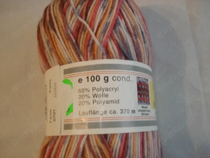 11 x 100 g Wolle Strumpf und Sportgarn neu OVP