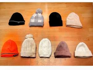 9x Damen Winter Mütze Strickmütze Wollmützen