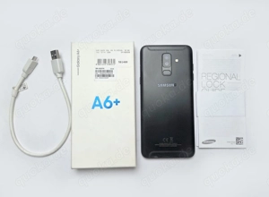 Samsung Galaxy A6+2018 A605FN Black 32GB DualSim 3G Speicher o.Simlock OVP