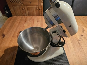 KitchenAid Küchenmaschine in creme mit viel Zubehör !!!! Bild 2