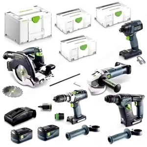 Hot Sales NEW 18V 5-Piece Brushless Builders Combo Kit 2 X 5.2AH 3-Year Warranty