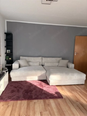 Ecksofa beige 268x85x194 cm sehr guter Zustand