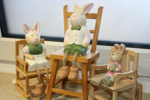 Stuhlsitzer Hasenfamilie 