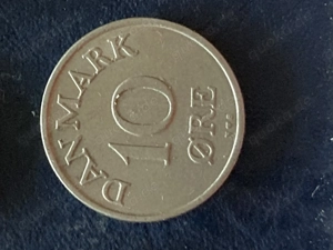 Münze Münzen Umlaufmünze Dänemark 10 Öre 1987