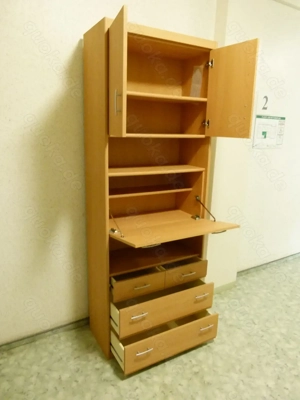 Mehrzweckschrank Holz, Dekor Eiche hell zu verschenken Bild 4