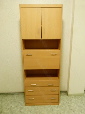 Mehrzweckschrank Holz, Dekor Eiche hell zu verschenken