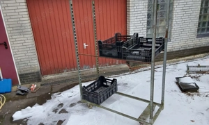 Dänische Karre   CC-Container mit Rädern   erweiterbar