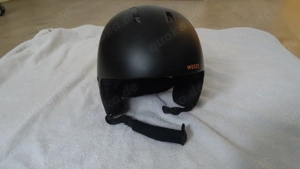 Skihelm XS Kopfumfang 48-52cm, Wedze Piste 500, schwarz