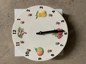 Küchenuhr   Obst  Quarz 22 cm Durchmesser 