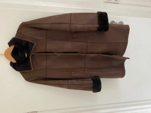 Hochwertige Lederjacke mit Fell innen