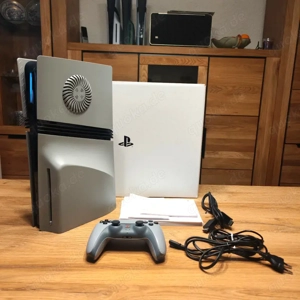 Sony Playstation 5 Pro PS5 spielkonsole mit pro controller im Verpakung