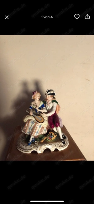 Porzellanfigur "Mandoline" Krone K Bild 4