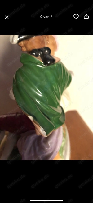 Porzellanfigur "Mandoline" Krone K Bild 3