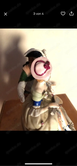 Porzellanfigur "Mandoline" Krone K Bild 2