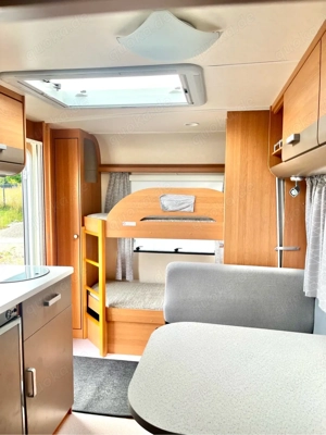 TABBERT Wohnwagen Mieten mit Stockbetten Markise voll ausgestattet Wohnanhänger Familien Urlaub Van