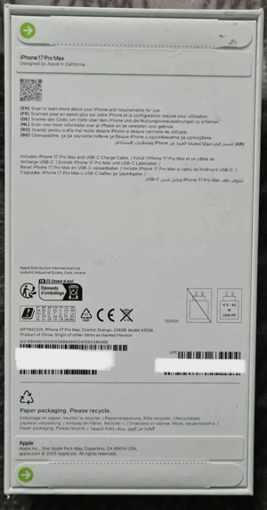 verkaufe iPhone 17pro max  Bild 2