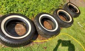 4x Goodyear Sommerreifen P235 TSK1   Weißwandreifen Bild 2