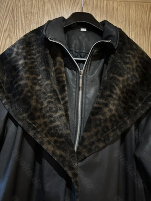 Damen Mantel mit Kunstpelz