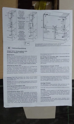 Original verpackte Tunze Aquarium, Überlauf Garnitur Bild 2