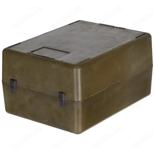 Belg. Transportbox, gebr., Kunststoff, 40 x 30 x 22 cm