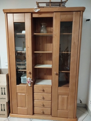 Esszimmerschrank Vollholz Erle 