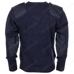 Brit. Pullover, blau, Polizei, V-Ausschnitt, gebr. Bild 2