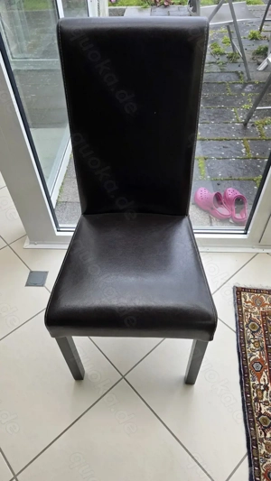 Lederstühle dunkelbraun
