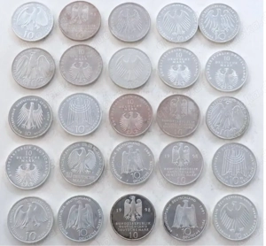 10 DM Gedenkmünzen silber 925 