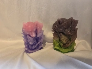 wolfsmama mit welpe Deko kerze