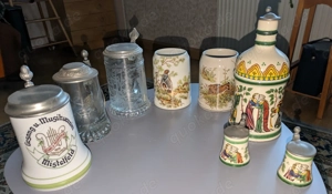Verschiedene Krüge