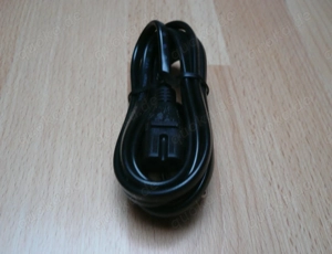 Euro-Netzkabel 2m schwarz