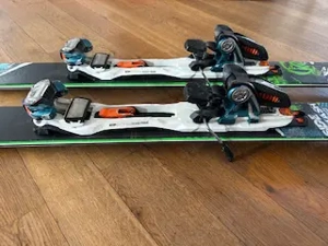 K2 Sidestash 181 mit Marker Duke und original K2 Tourenfell