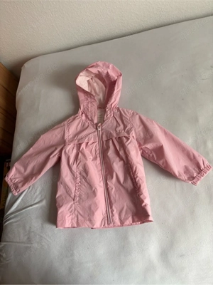 Rosa Kinderjacke in Größe 86 mit Kapuze Windbreaker Mädchen