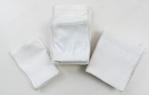 12 vintage Handtücher weiß Art Waffelpiqué 