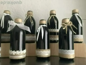 Glasvasen Tischdeko Hochzeit Event Vintage Style 15 Stück 