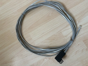 Telefonanschlusskabel TAE-F Stecker auf RJ11 Stecker 6m