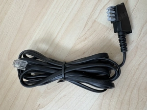 Telefonanschlusskabel TAE-F Stecker auf RJ11 Stecker 3m 2x vorhanden Bild 2