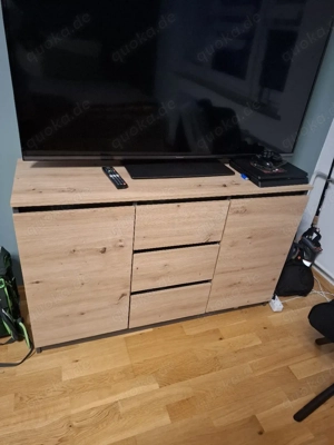 Kommode Anthrazit Eiche  Bild 3