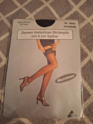 Halterlose Strümpfe, Gr. 36-42