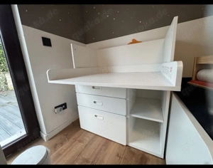 IKEA SM STAD Wickeltisch Schreibtisch weiß