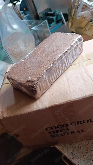 Humusziegel Kokosfaserhumus gepresst Terrarium Geckos Reptilien 