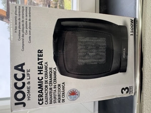 Keramik Heizlüfter 1500W   JOCCA   neu & unbenutzt