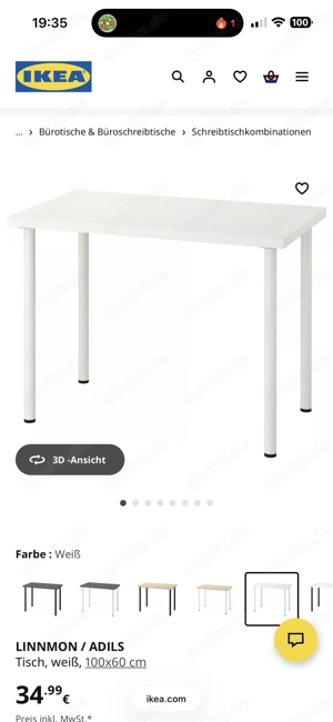 Höhenverstellbarer Schreibtisch