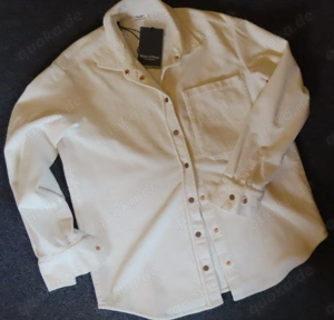 Marc O'Polo Oversize Cord Hemd Bluse Jacke creme Gr.S