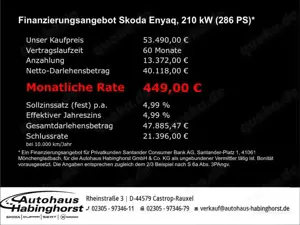 Skoda Enyaq 85 Sportline-82 kWh MJ26 AHK 360 HeadUp Matrix Bild 2