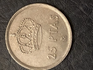 Münze Münzen Umlaufmünze Spanien 25 Pesetas 1983