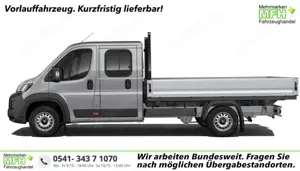 Peugeot Boxer Pritsche DoKa 435 AT L4 AHK CarP Kam Visib 132 ...