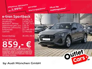 Audi e-tron 55 qu. S line black UPE:105" B