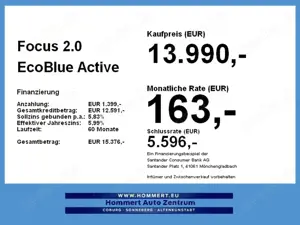 Ford Focus 2.0 EcoBlue Active LED+Navi+SHZ+Kamera+DAB Bild 4